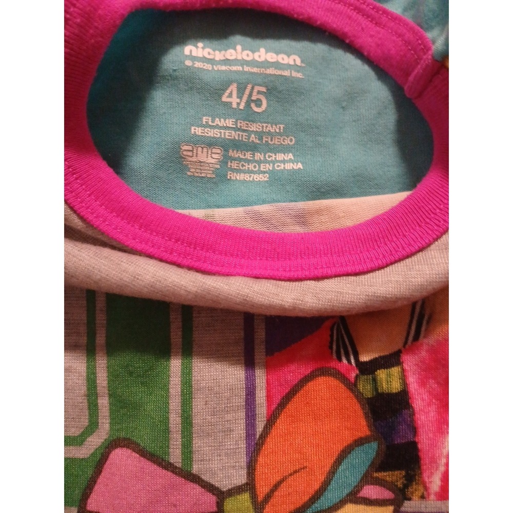 JoJo Siwa Girl's Nightgown Pajamas Size 4-5 Kids Sleepwear Nickelodeon - Picture 4 of 5